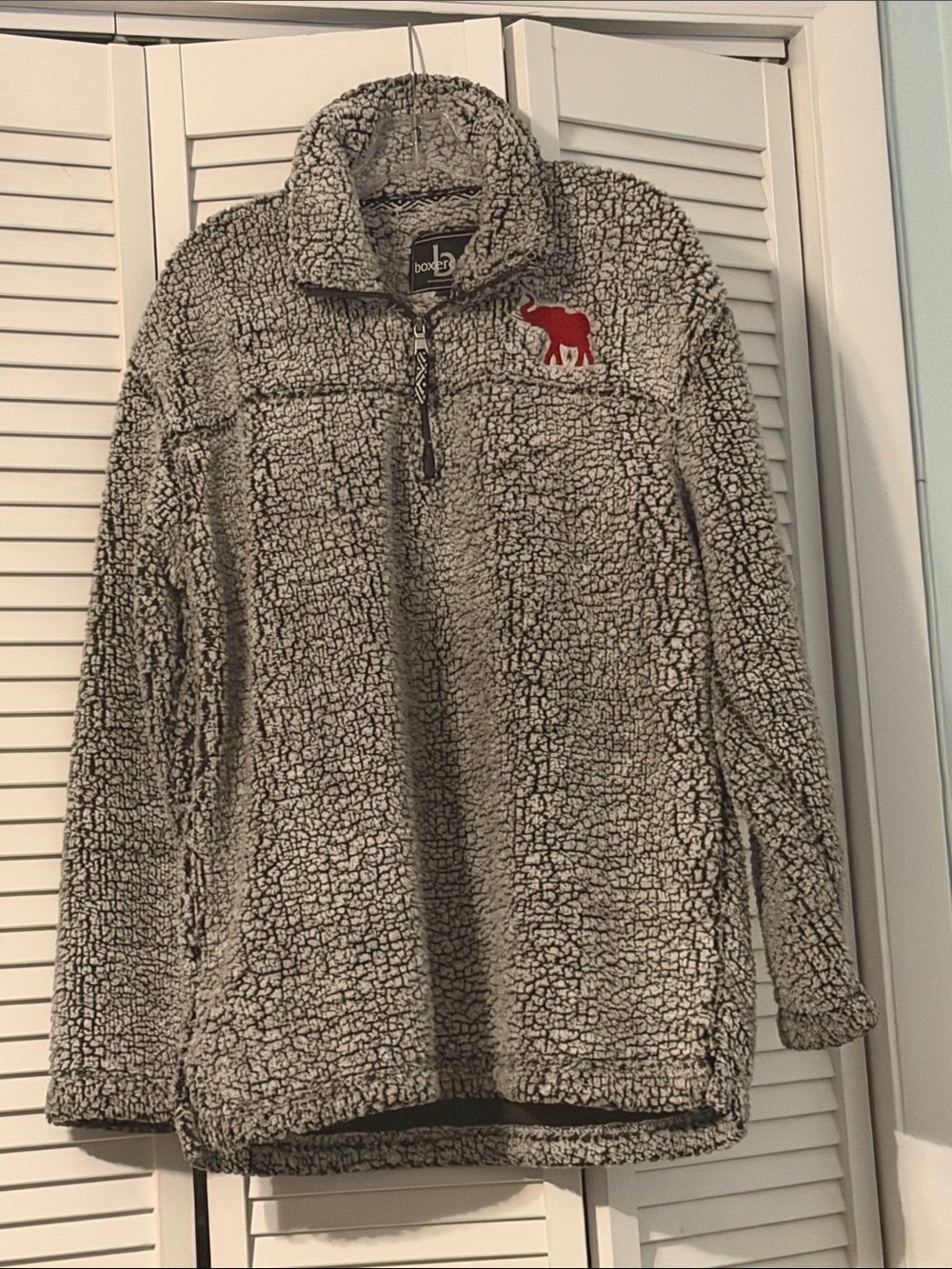 Women’s Boxercraft Alabama Crimson Tide Sherpa 1/4 Zip Pullover Jacket